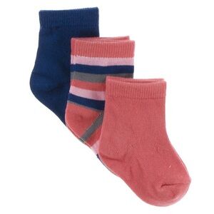 Kickee Kids Bamboo Socks 3-Pack NWT (18M-3Y)
